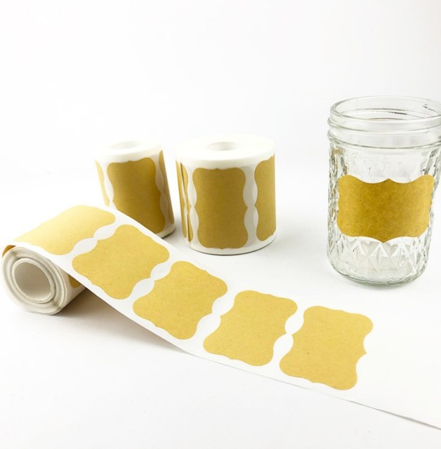 juyou paper Product name: diy baking kraft paper sticker