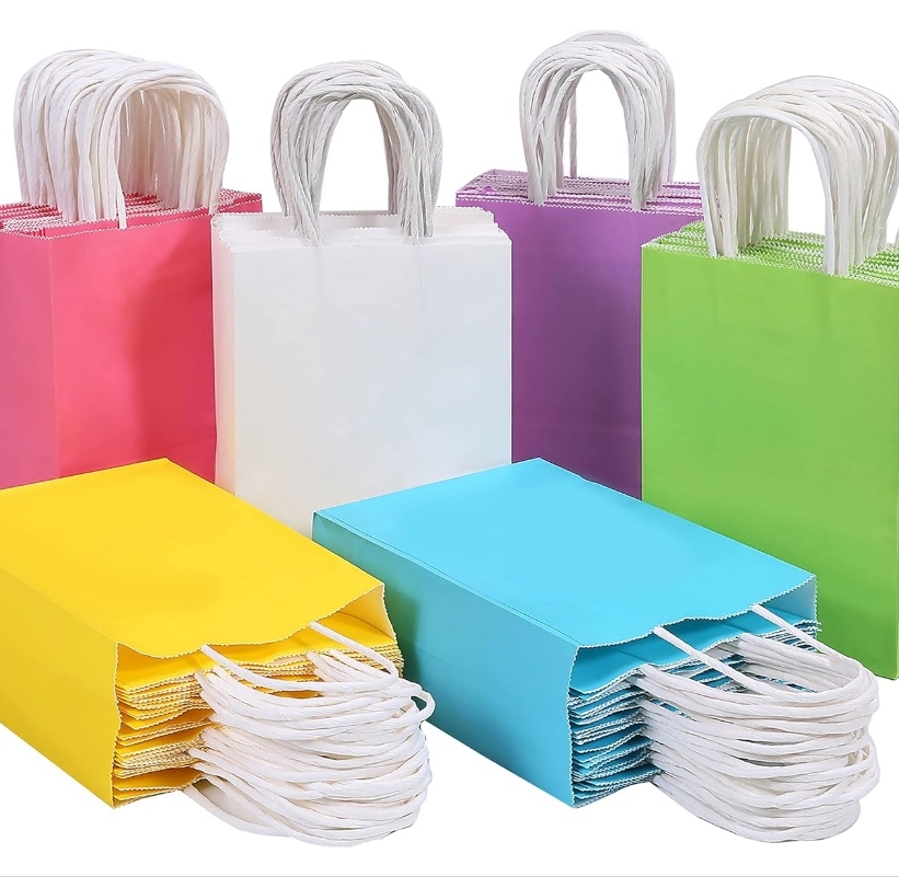 juyou paper Colorful kraft paper bag