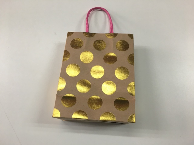 juyou paper Competitive price twisted paper handle kraft bag jewelry package bags , small gifts packaging bag , socks package bag