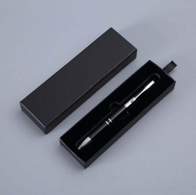 juyou paper Lid and base paper box with transparent PVC window for pen package
