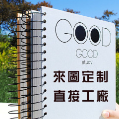 juyou paper portable A6 spiral paper notebook with frosting PP cover