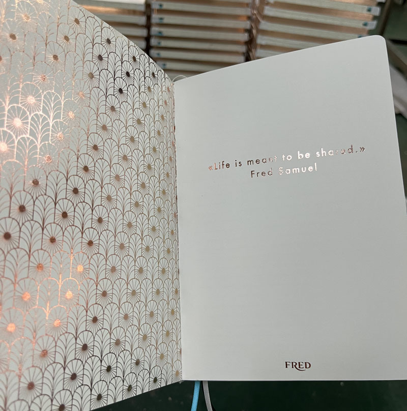 juyou paper excellent quality A5 PU leather cover embossed texture hardcover notebook bind with  elastic and colorful bookmarks
