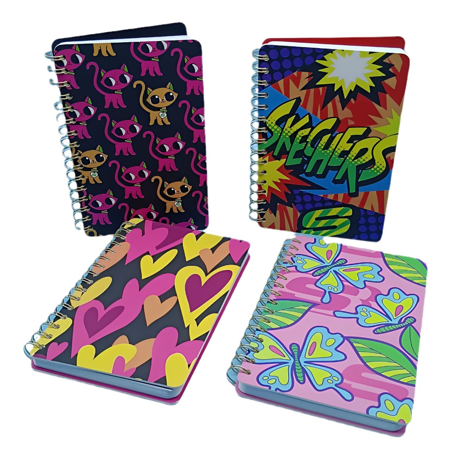 juyou paper Creative animals printed A5 notebook Copper Wire Coil Note Sand PVC Hardcover notebook Horizontal Line pages printing Loose Leaf Book