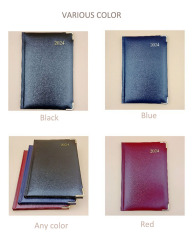 juyou paper Personalisation hot stamped PU cover agenda design office supplies paper diary custom paper jornal notebook
