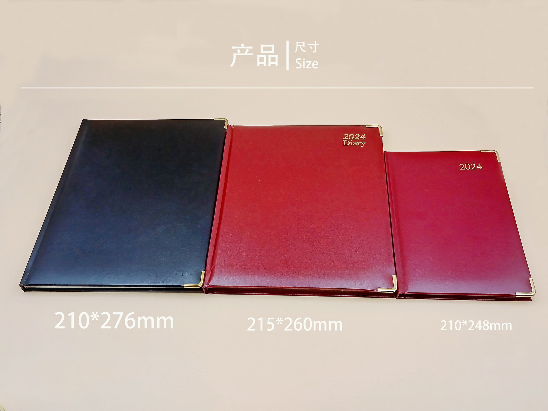 juyou paper Personalisation hot stamped PU cover agenda design office supplies paper diary custom paper jornal notebook