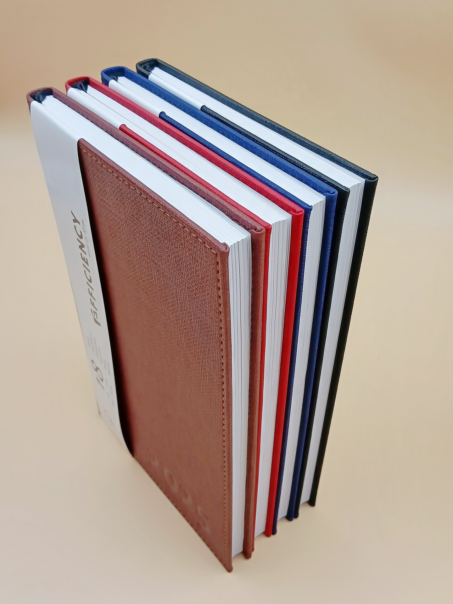 juyou paper Premium PU embossed hardcover A5 jornal diary FSC paper inner pages printed notebook