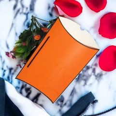 juyou paper Elegant design carrier bag pillow shaped paper gift box with handles