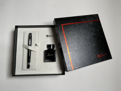 juyou paper rigid setup box flocking with velvet sponge holder glass bottle package gift package telescope paper box ,embossed textured paper top and bottom box pen packaging