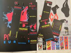 juyou paper customized design 75*370 mm paper card printing dog leash packaging 2-3mm thick paper header card