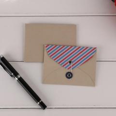 juyou paper Document bag cardboard paper envelope lock with string customized files bag