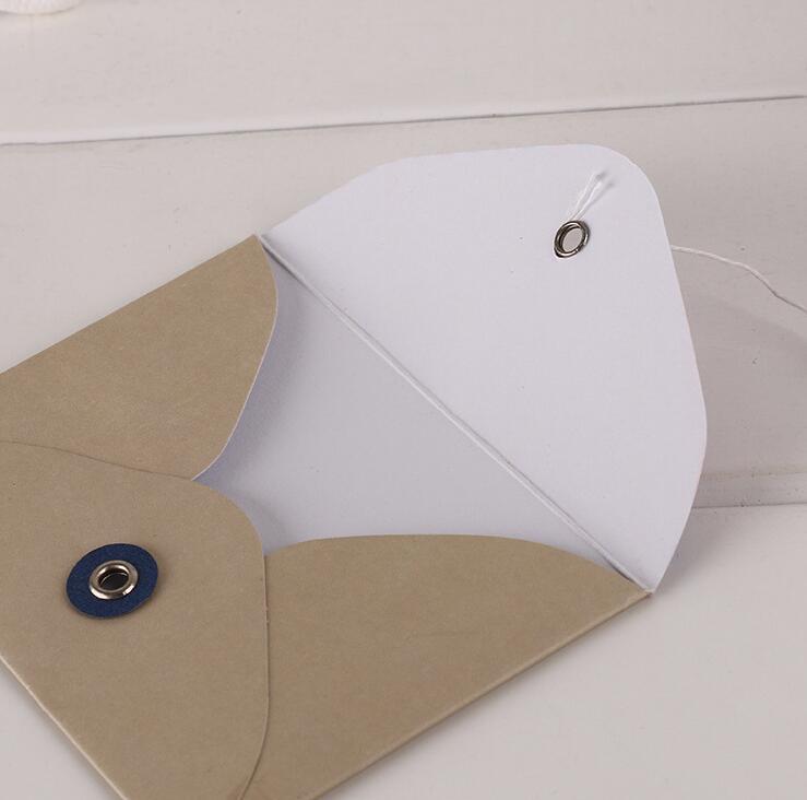 juyou paper Document bag cardboard paper envelope lock with string customized files bag