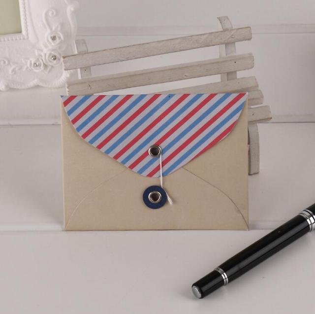 juyou paper Document bag cardboard paper envelope lock with string customized files bag