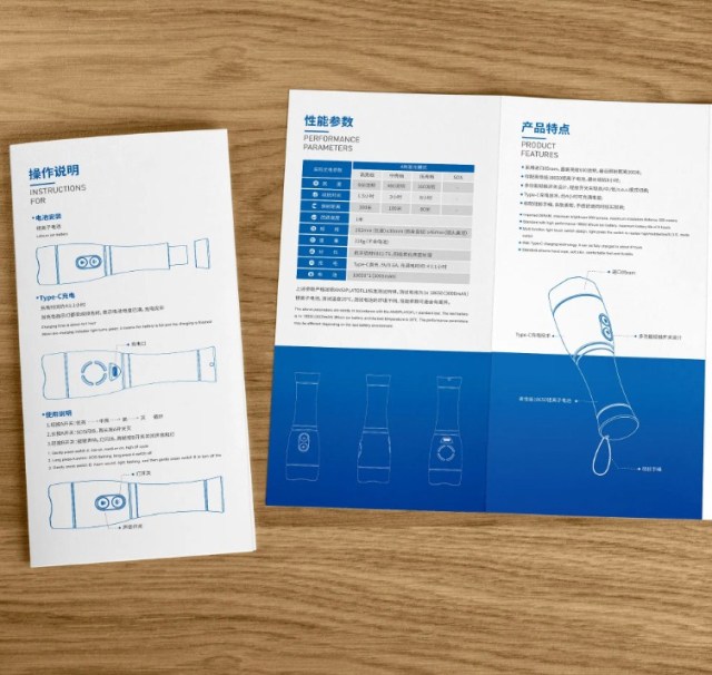 juyou paper Customized printing folding leaflets , product instruction manual supplier