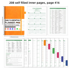 juyou paper Personalization paper diary 365 days planner Separated pages sorting schedule notebook