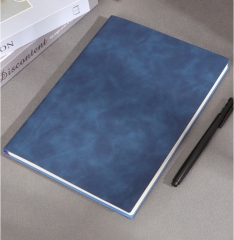 juyou paper Premium Office business A5 / B5 soft PU sheepskin notebooks customized paper diary skin sensitive soft PU leather notebook agenda