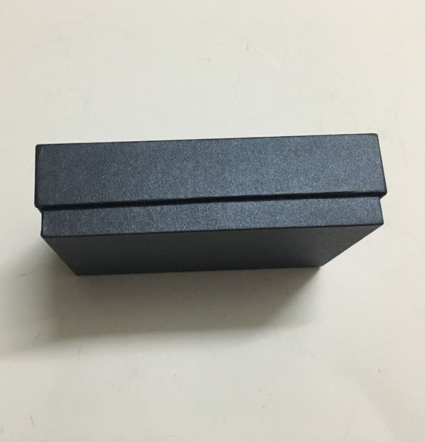 juyou paper Sapphire blue box pearl specialty paper package gift box with black EVA holder