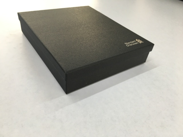 juyou paper Black paper embossedf soccer pattern textured paper gift box