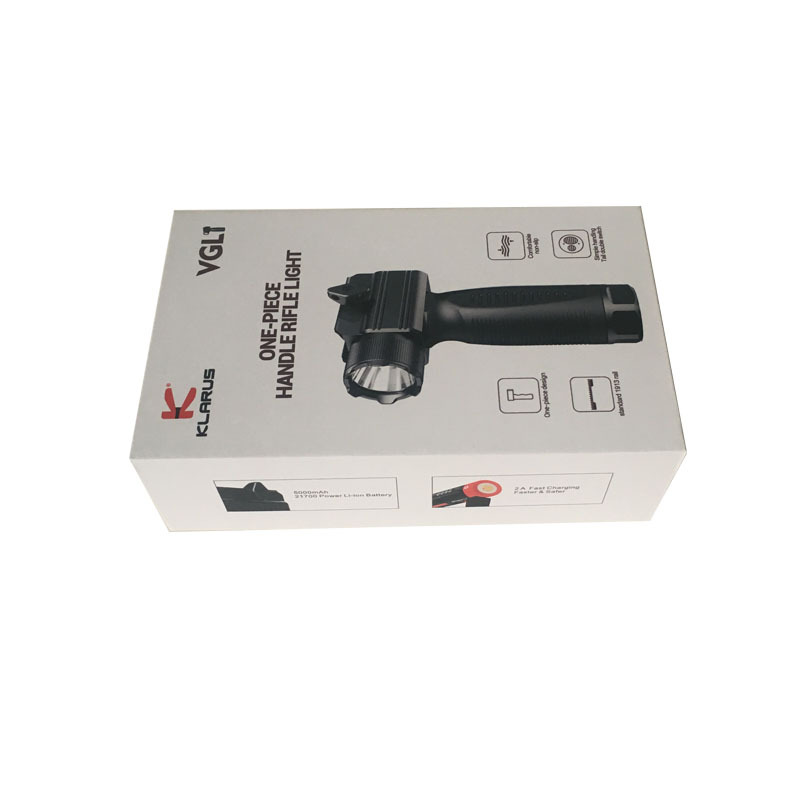 juyou paper Rigid paper gift box for flashlight package