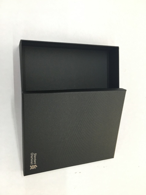 juyou paper Black paper embossedf soccer pattern textured paper gift box