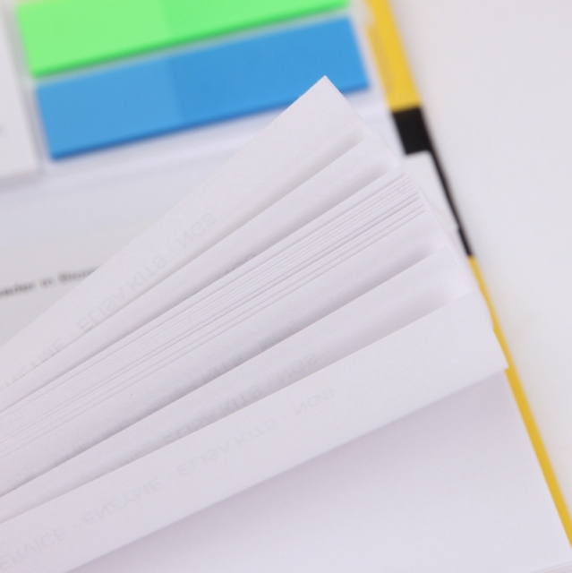 juyou paper Customized kraft paper sticky note book with pen, N times stickers, removable sticky note logo printing, creative sticky note customization