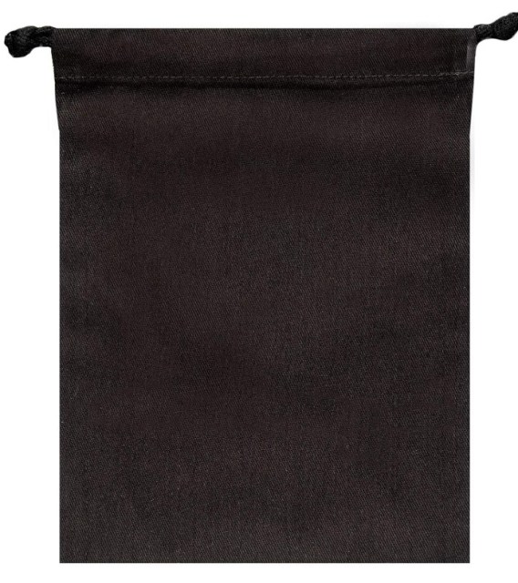 juyou paper Black Cotton Storage Bags with Drawstrings ,100% Cotton Drawstring Bags -
