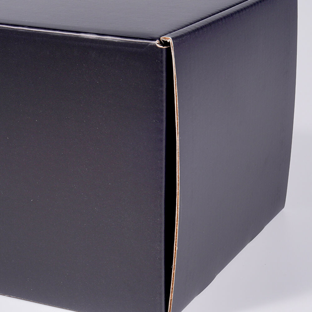 juyou paper Black cardboard flat folding paper box matt lamination customized cup package box