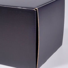 juyou paper Black cardboard flat folding paper box matt lamination customized cup package box