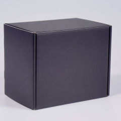 juyou paper Black cardboard flat folding paper box matt lamination customized cup package box