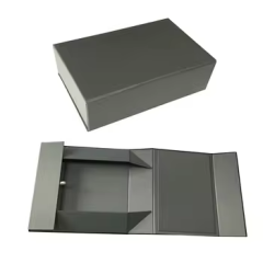 juyou paper Olive matt paper foldable gift box magnetic close without double sided tape men's shaver package custom printing gift paper box full-color printing