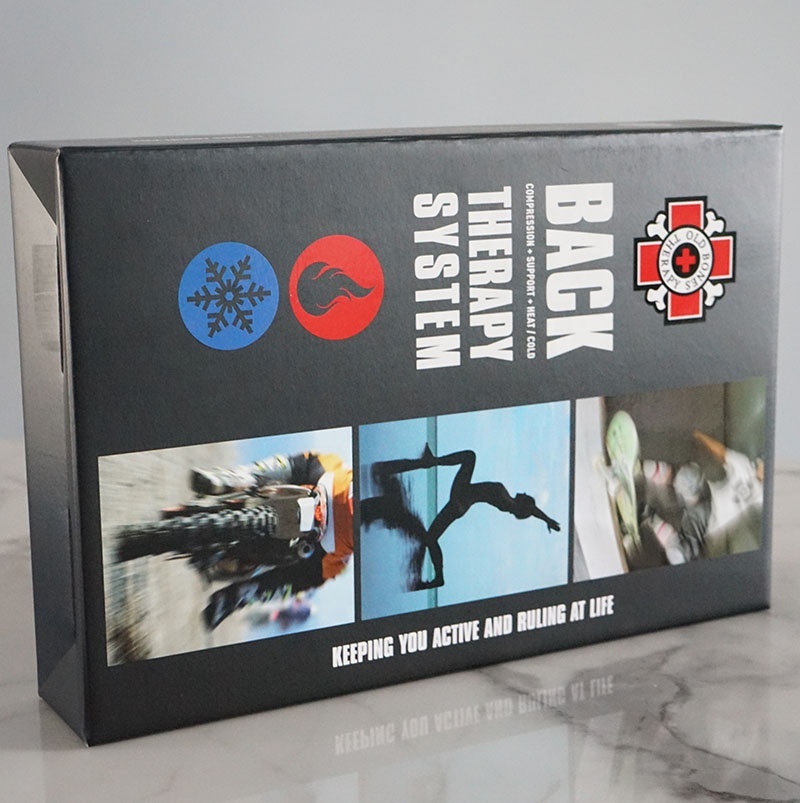 juyou paper Customized matt lamination paper folding cardboard box knee sleeve package box