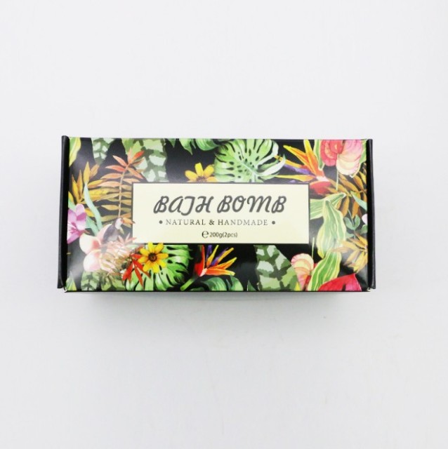 juyou paper Customized bath bombs kit packaging box flat folding packaging paper cardboard box