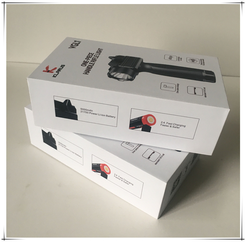 juyou paper handle rifle light packaging customized printing top and bottom box rigid Iphone paper box