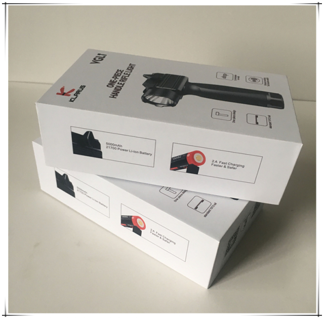 juyou paper handle rifle light packaging customized printing top and bottom box rigid Iphone paper box