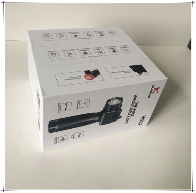juyou paper handle rifle light packaging customized printing top and bottom box rigid Iphone paper box