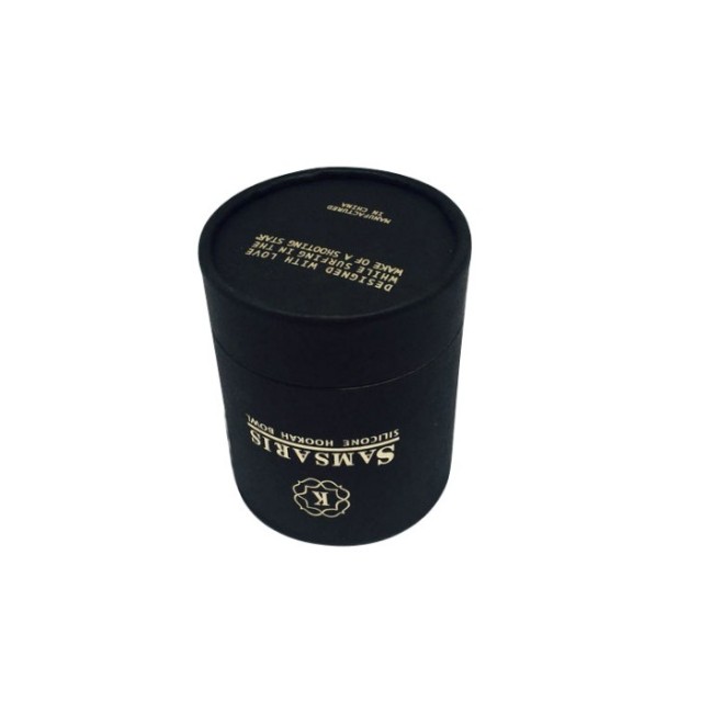 juyou paper Customized hot stamping round cardboard gift box with lid