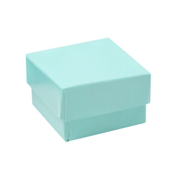 juyou paper factory pure color blue gift box superior jewellery packaging boxes