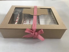 juyou paper custom kraft paper boxes magnetic closure stationery set gift box