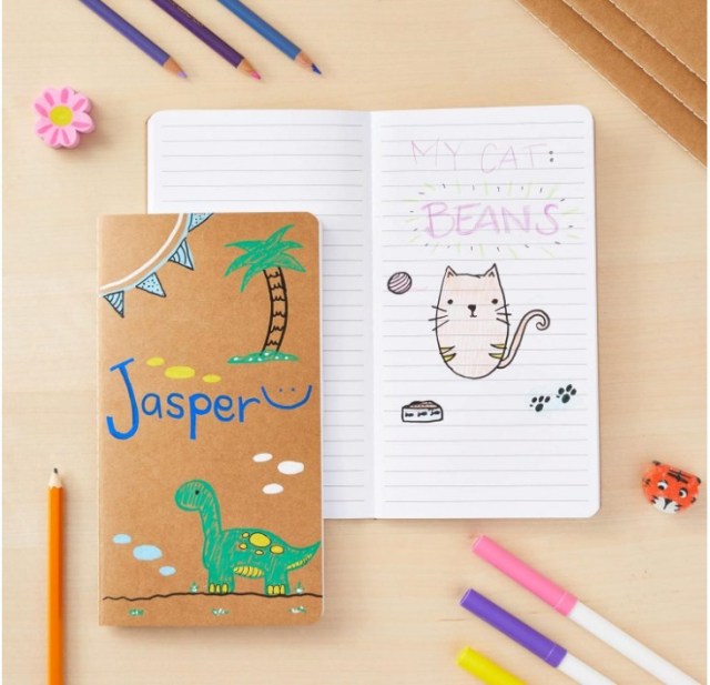 juyou paper Graph Ruled Pages DIY painting kraft cover A5 B5 paper notebook