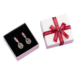 juyou paper small jewelries packaging sponge insert box specialty embossed paper box factory price