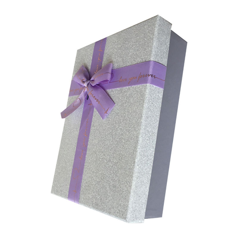 juyou paper Specialty blank gift box bowknots paper box Mother's Day Cosmetic Gift Package