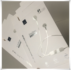 juyou paper Mak Power Bank Package Customized Folding Flip Paper Box with PET window