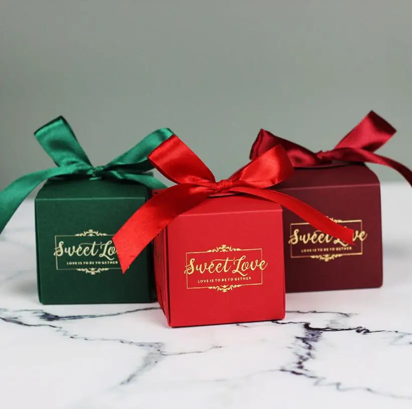 Gold Stamping Specialty Wedding Gift Box