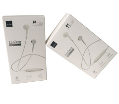 juyou paper Silver stamping sports earbuds packaging boxes 400gsm matt cardboard paper box