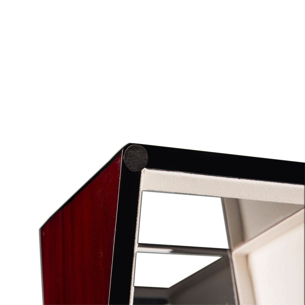 Single Watch Winder Automatic Rotation Wood Display Case Storage Organizer