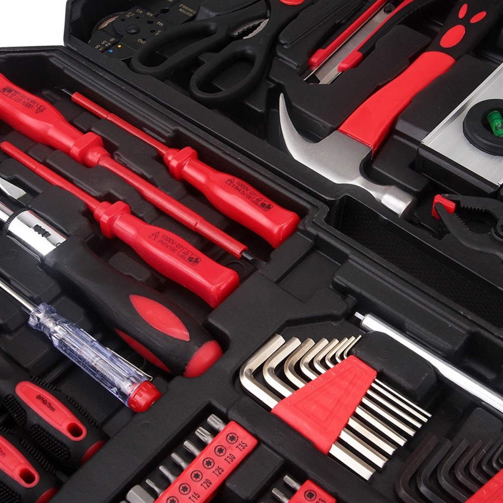 799pcs Aluminum Trolley Case Tool Set Silver