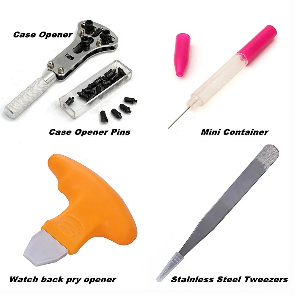 144Pcs Watch Opener Repair Tool Kit Watch Tools Clock Repair Tool Kit Pin Remover Set Spring Bar Case Opener Link BestSale