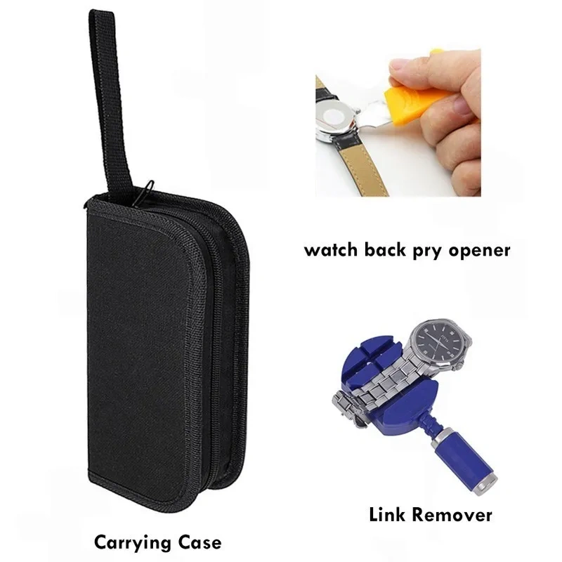 144Pcs Watch Opener Repair Tool Kit Watch Tools Clock Repair Tool Kit Pin Remover Set Spring Bar Case Opener Link BestSale