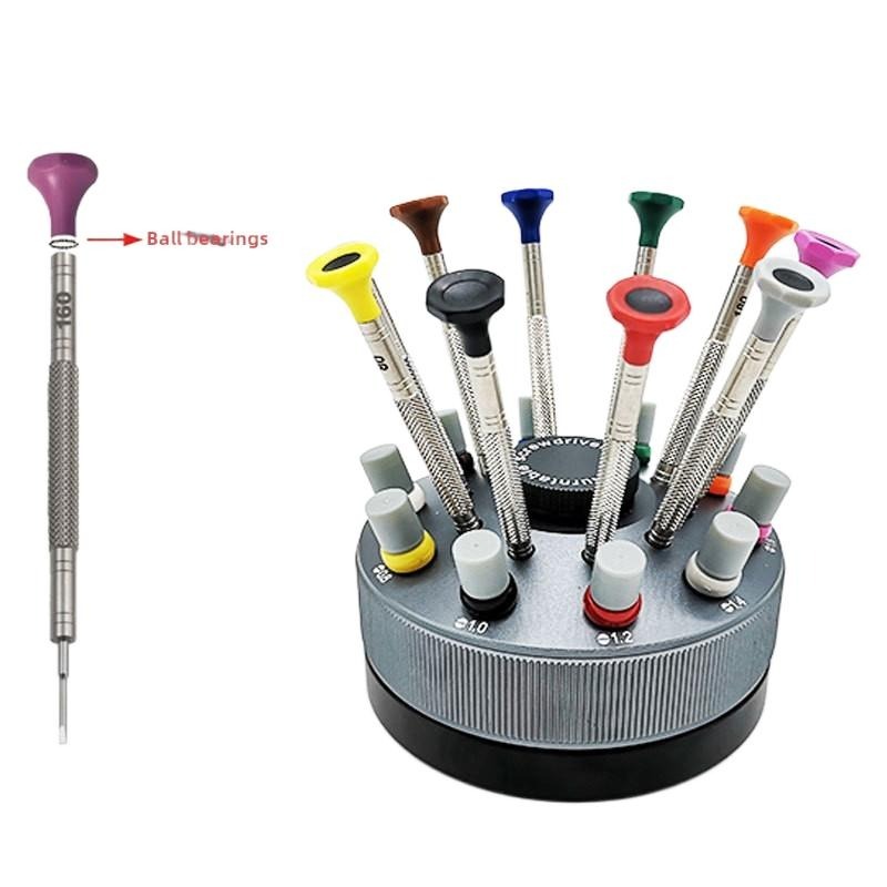 Rubber Head Ballpoint Screwdriver Flathead Screwdriver Watch Repair Tool Bit
