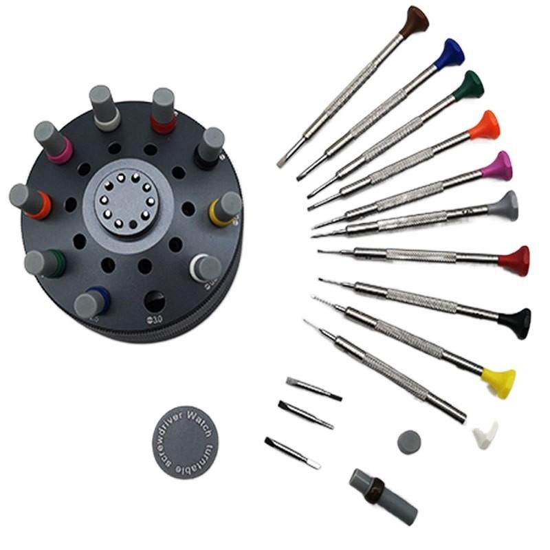 Rubber Head Ballpoint Screwdriver Flathead Screwdriver Watch Repair Tool Bit