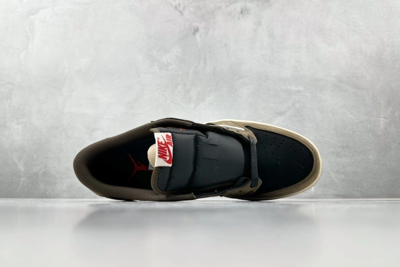 最頂級版本 Travis Scott x Jordan Air Jordan 1 Low OG TS SP联名款 深棕 倒钩1.0初代